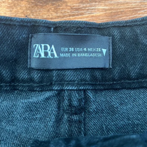 Zara high rise denim shorts - Picture 3 of 3